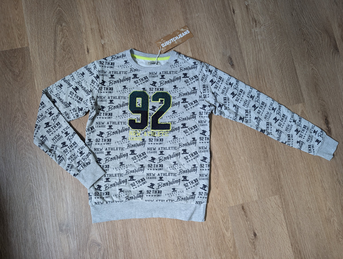 DJ Dutch Jeans Sweater - Grey - 92 New Athletic League