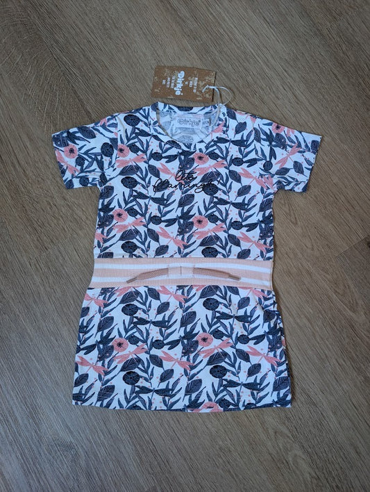 Dirkje Let's Flamingle floral dress