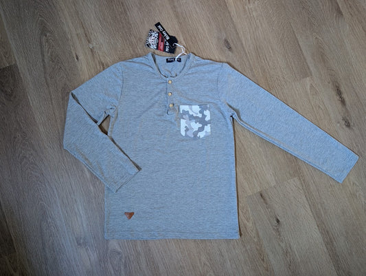 Nickey Child grey long-sleeve shirt