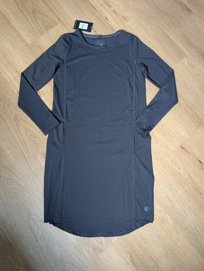 Levv navy Aachje 2 long-sleeve dress