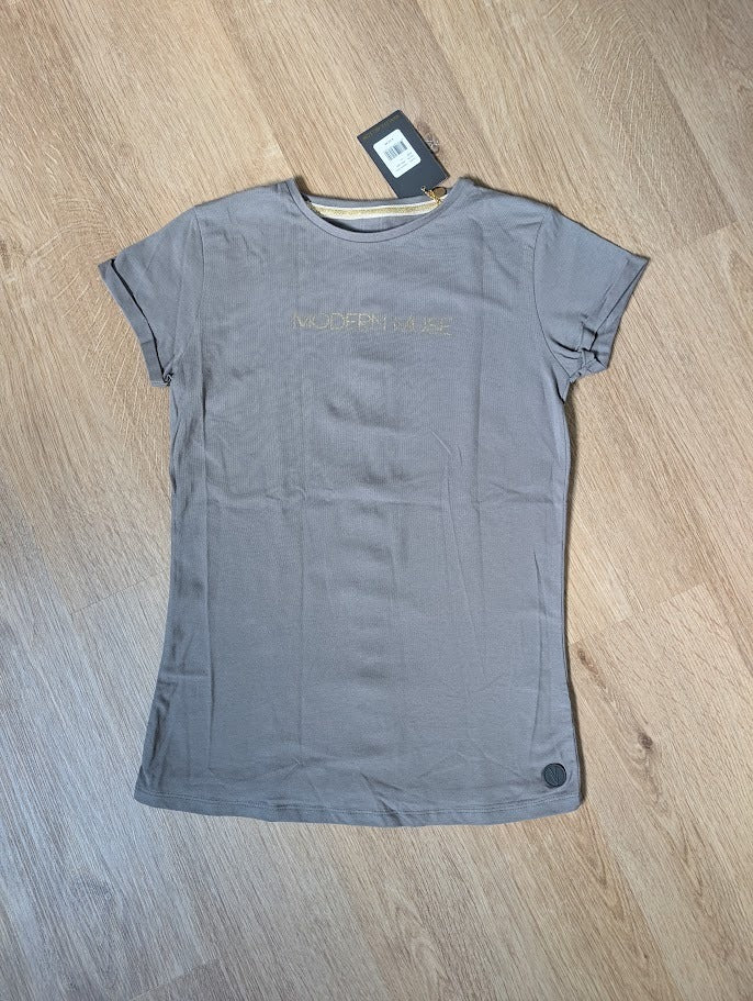 Levv Marita steel grey t-shirt