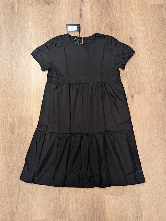 Levv Tamira black tiered dress