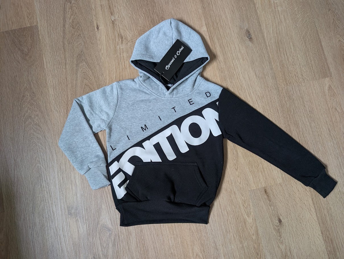 Squared & Cubed grey and black Limited Edition hoodie