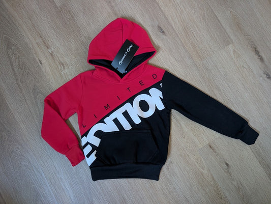 Squared & Cubed red and black Limited Edition hoodie