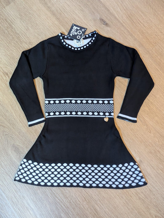Lofff Jannine double layer knit girls' winter dress